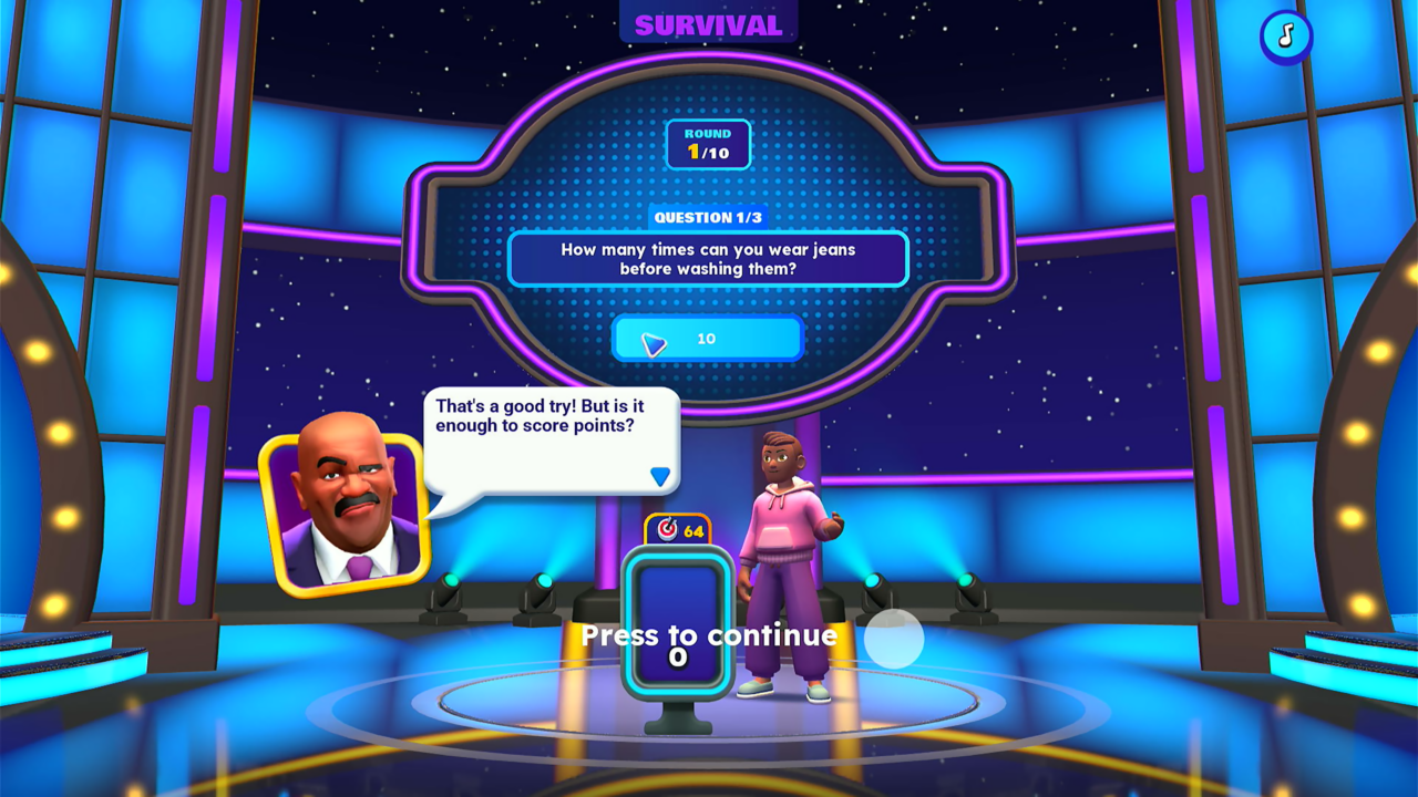 Family Feud Pocket screencap (Apple Arcade)