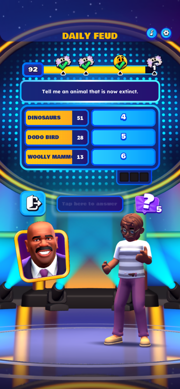 Family Feud Pocket screencap (Apple Arcade)