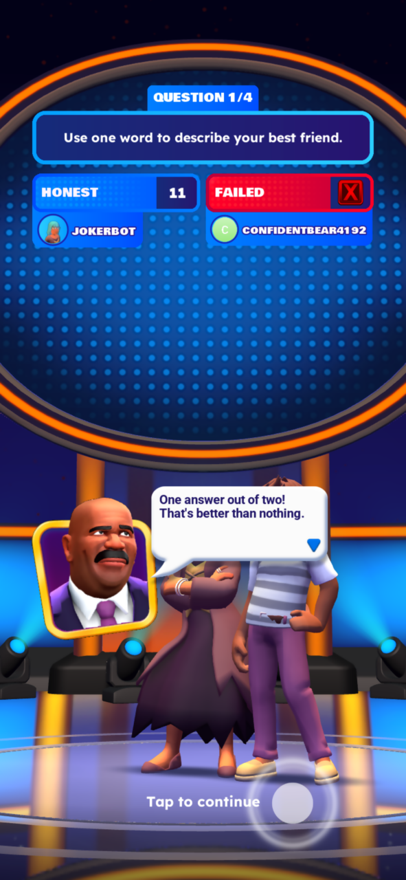 Family Feud Pocket screencap (Apple Arcade)