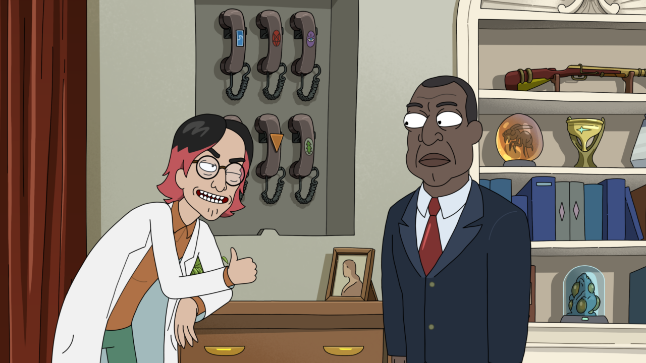 President Curtis screenshot (adult swim)