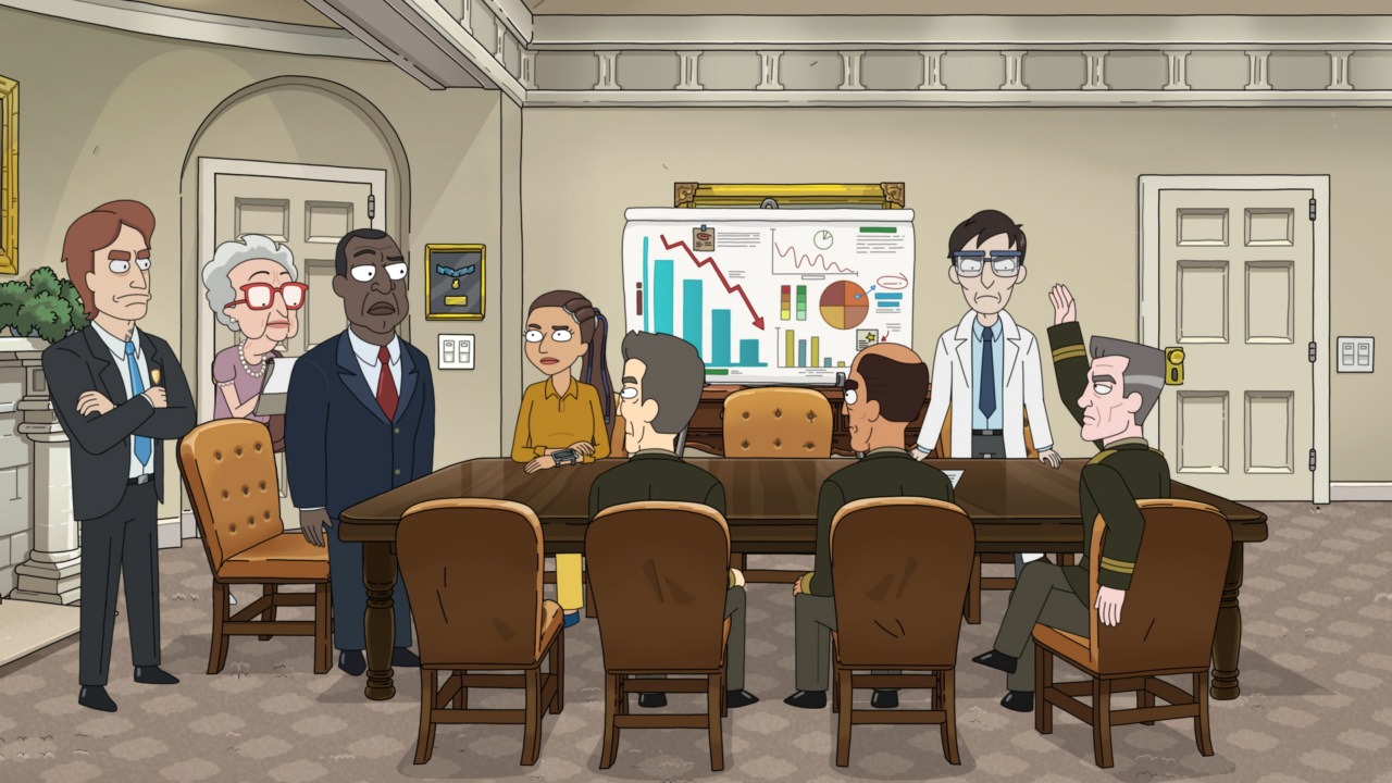 President Curtis screenshot (adult swim)