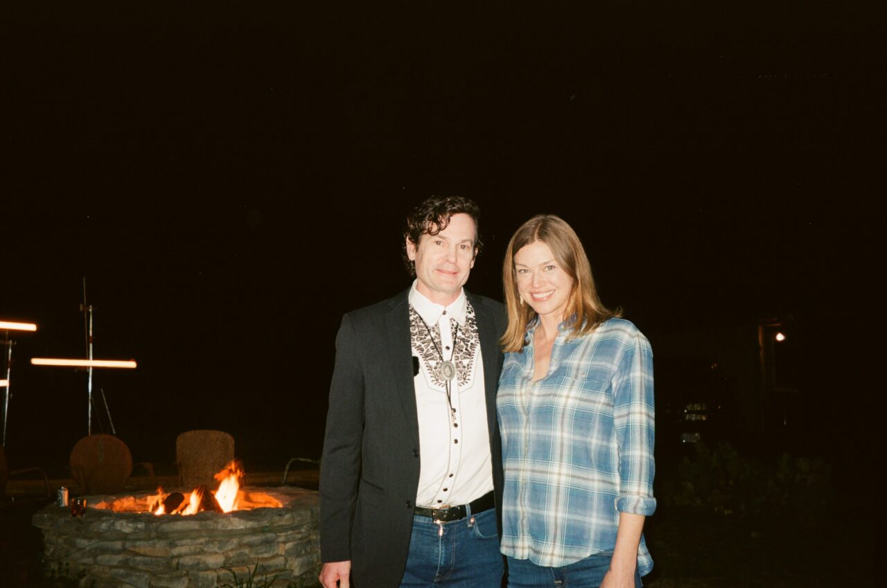 Adrianne Palicki, Henry Thomas Behind-The-Scenes still (Cineverse) Behind-The-Scenes still (Cineverse)