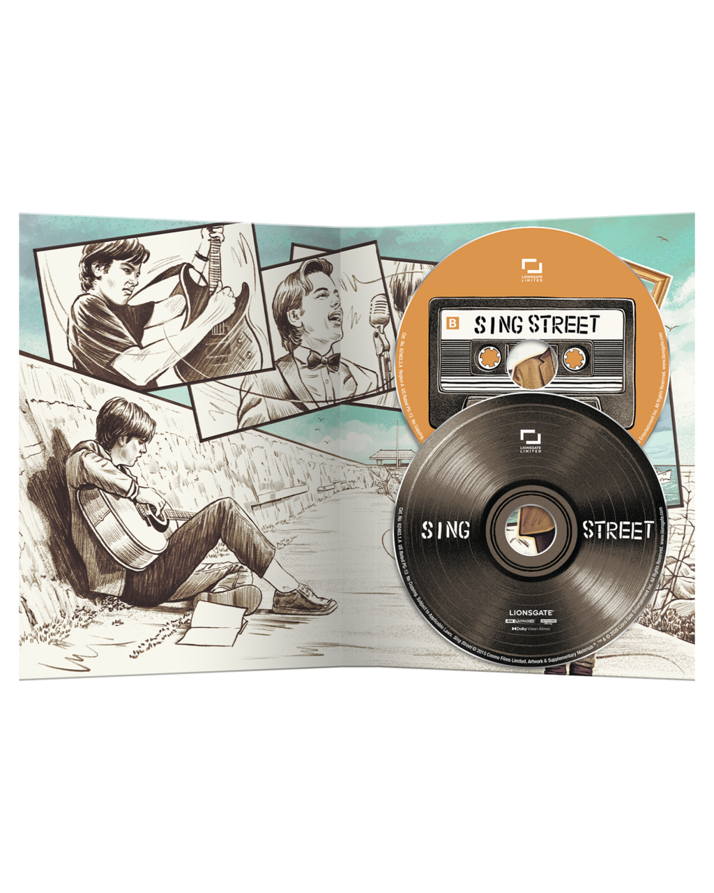 Sing Street 10th Anniversary 4K Ultra HD Combo cover (Lionsgate)