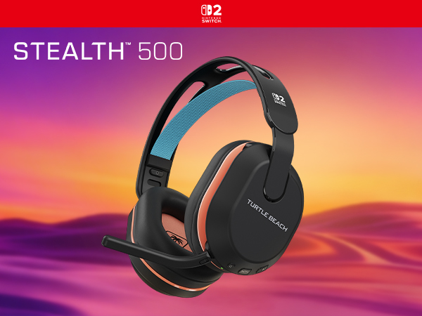 Stealth 500 Wireless Gaming Headset for the Nintendo Switch 2 (Turtle Beach)