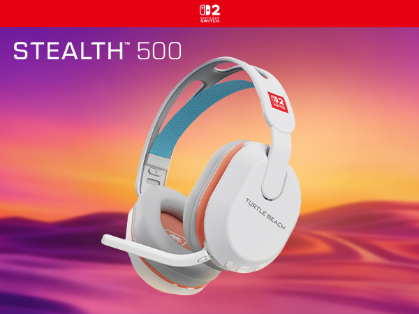 Stealth 500 Wireless Gaming Headset for the Nintendo Switch 2 (Turtle Beach)