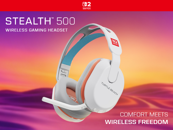 Stealth 500 Wireless Gaming Headset for the Nintendo Switch 2 (Turtle Beach)