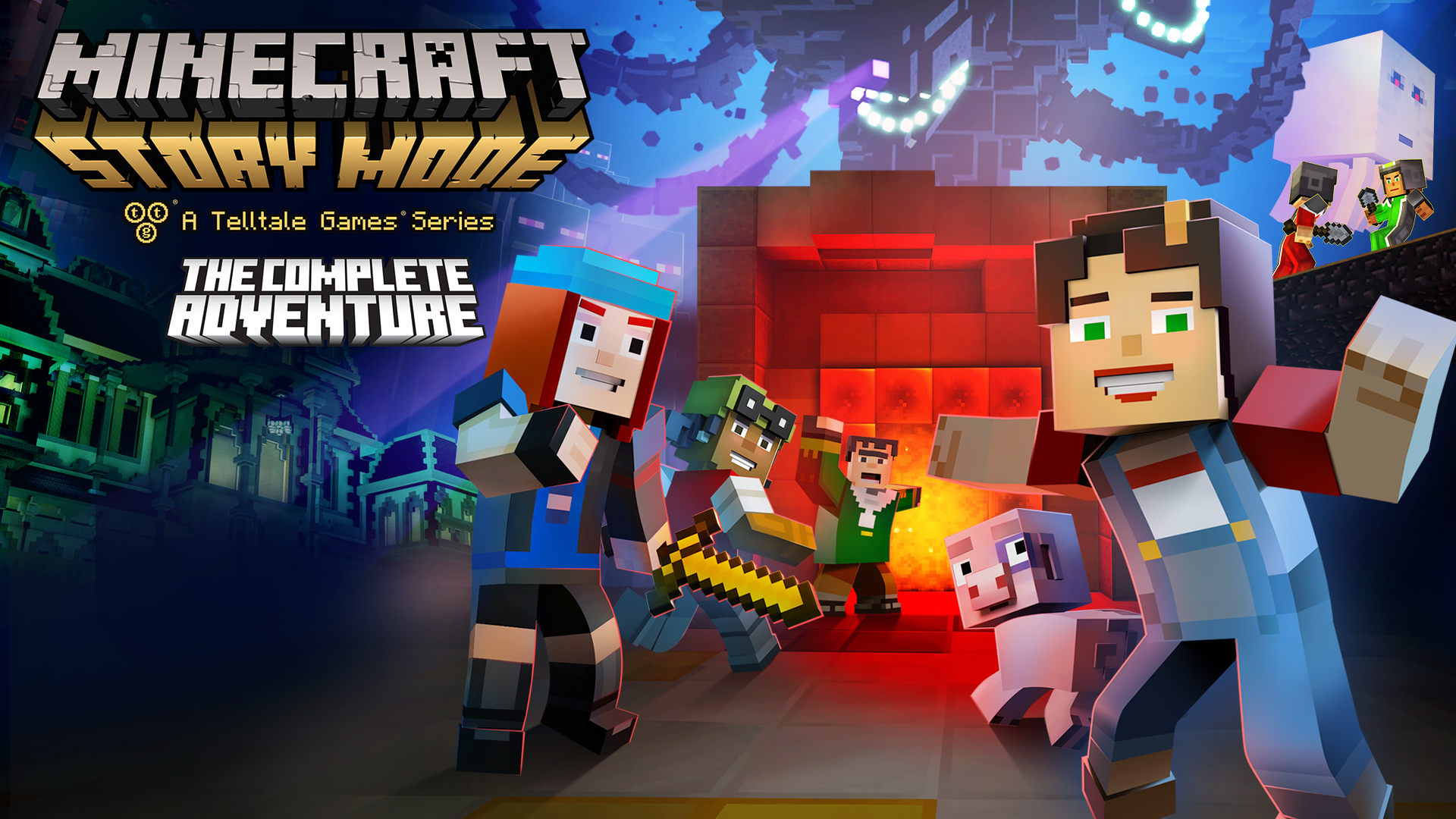 Картинки minecraft story mode