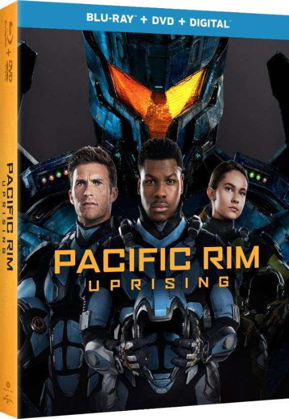 Pacific Rim Uprising Blu-Ray Combo Pack cover (Universal Pictures Home Entertainment)