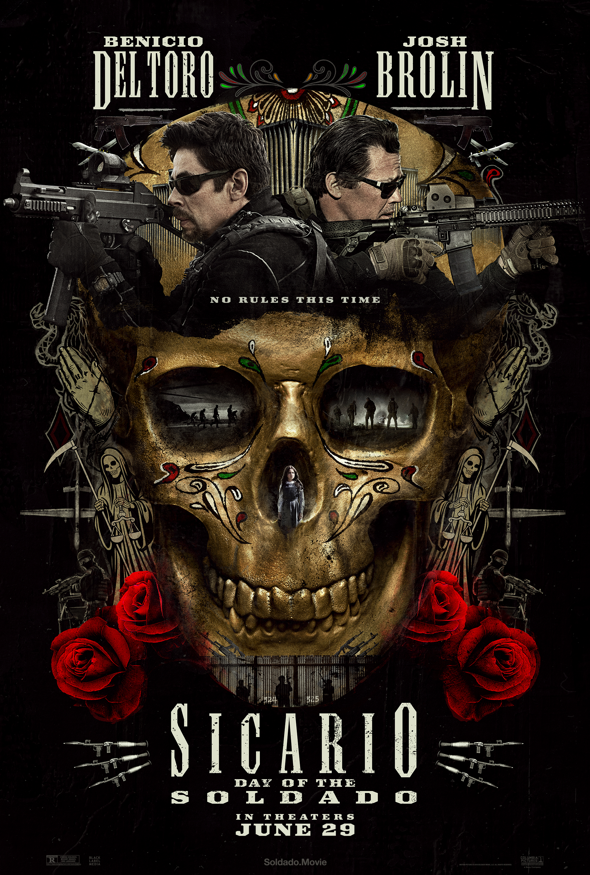 Sicario, Day Of The Soldado poster (Sony Pictures)