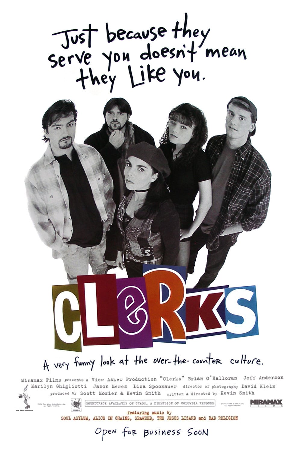 Poster for the movie "Clerks"