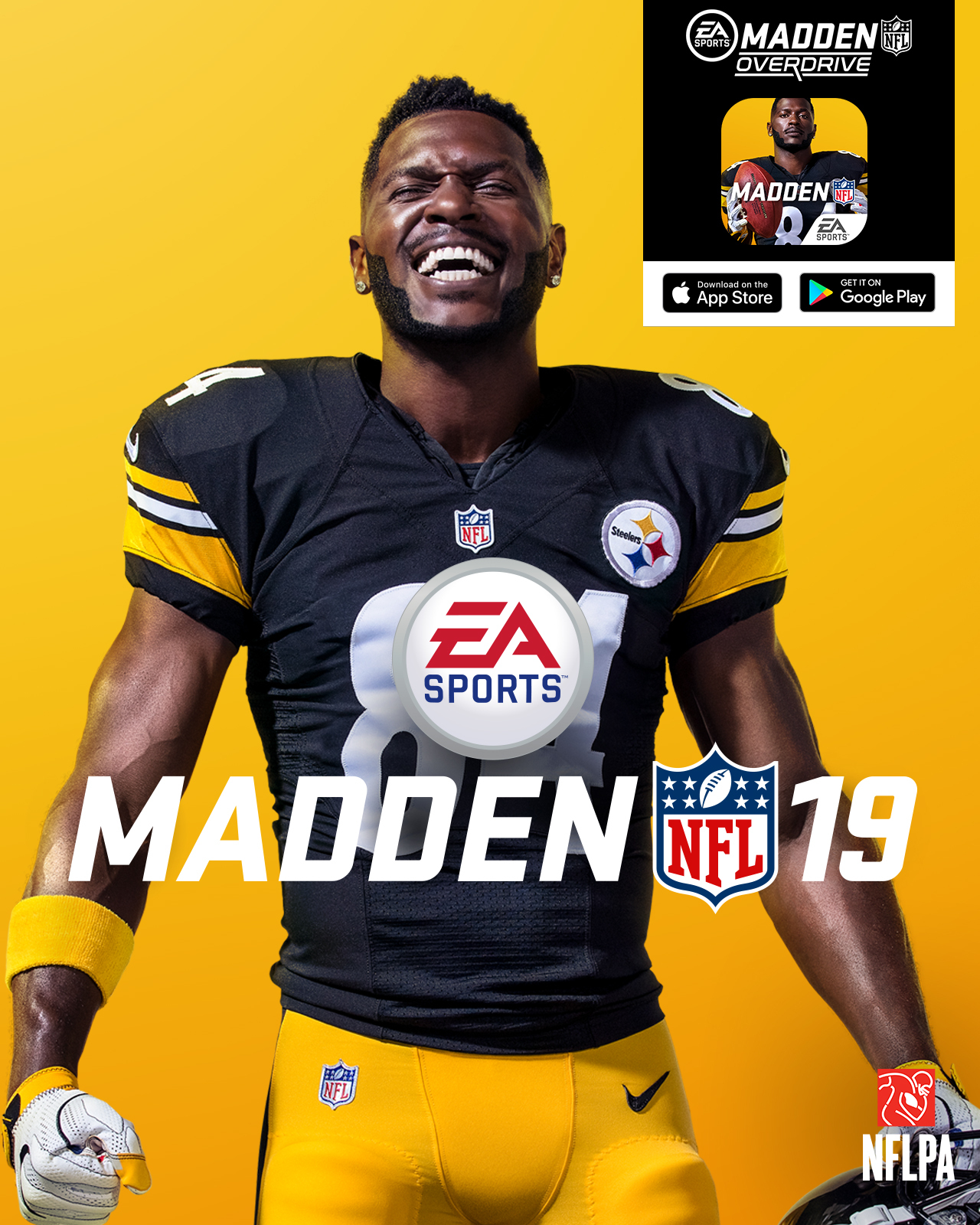 Antonio Brown Madden '19 cover (EA Sports