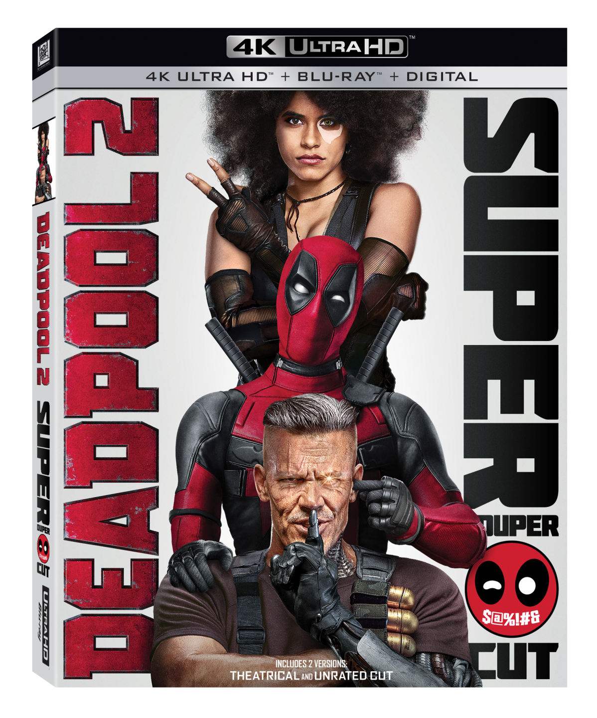 Deadpool 2 4K Ultra HD Combo Pack cover (20th Century Fox Home Entertainment)