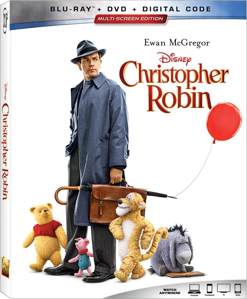 Christopher Robin Blu-Ray Combo Pack cover (Walt Disney Studios Home Entertainment)