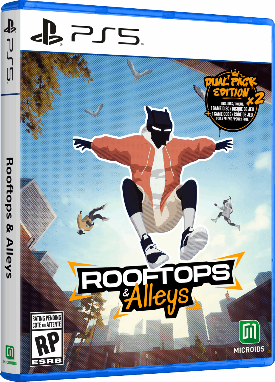 Rooftops & Alleys PlayStation 5 cover (Microids)