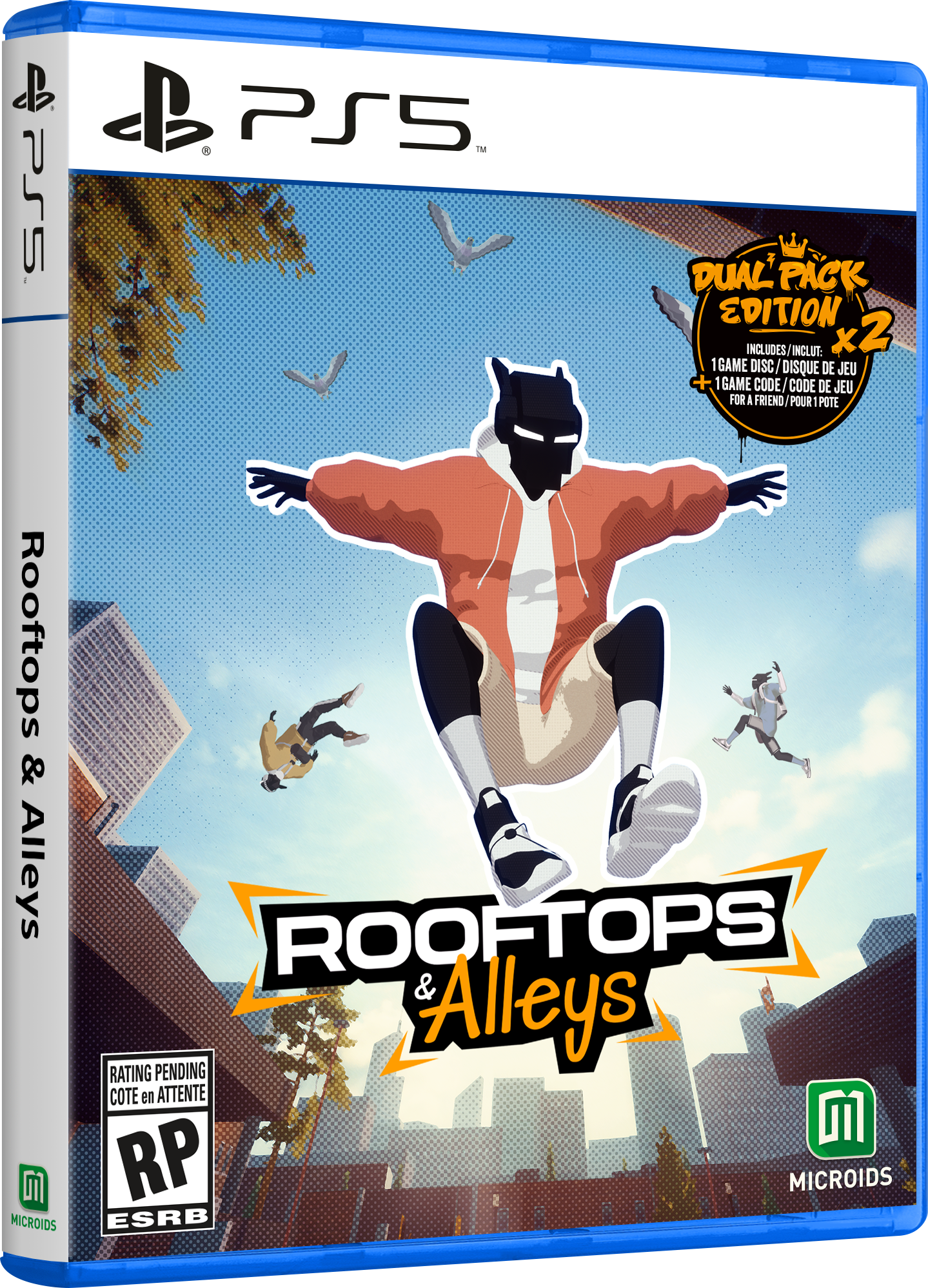 Rooftops & Alleys PlayStation 5 cover (Microids)