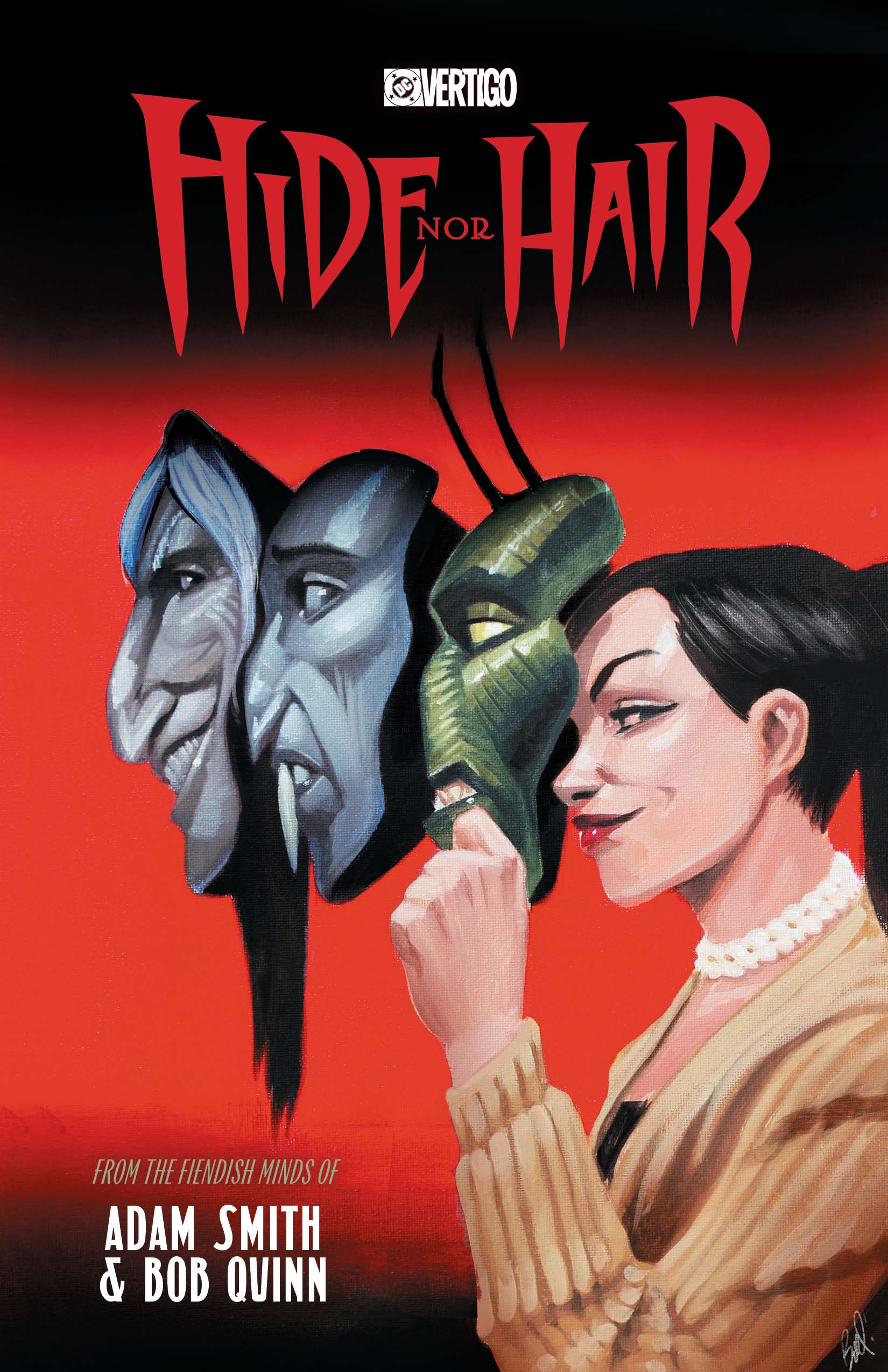 DC Vertigo Hide Nor Hair cover (Adam Smith & Bob Quinn)