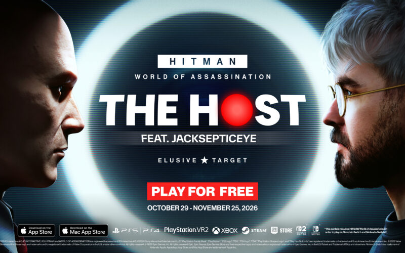 HITMAN World Of Assassination The Host key art (IO Interactive)